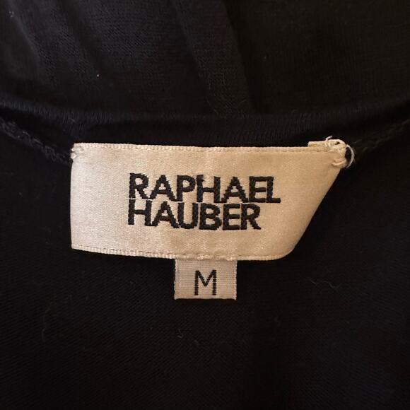 Raphael Hauber Abstract Face Front Black Back Sleeveless Top sz M - Picture 6 of 7